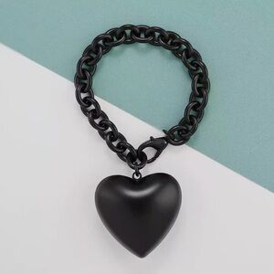 Roxanne Assoulin The Puffy Heart Bracelet in Black